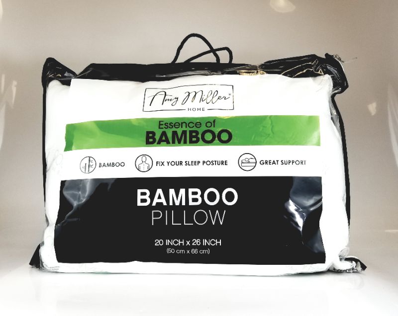 Photo 3 of ESSENCE OF BAMBOO PILLOW 20INCH X 26INCH SUPPORTS NECK AND HEAD HELPS FIX POSTURE NEW 