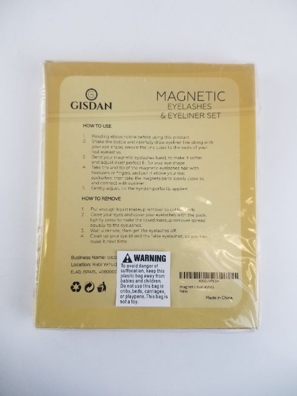 Photo 1 of 7 MAGNETIC EYELASHES 1 EYELASH TOOL AND 2 EYELINERTUBES SET NEW 
