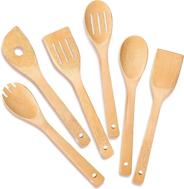 Photo 1 of BAMBOO KITCHEN SPOONS NEW 