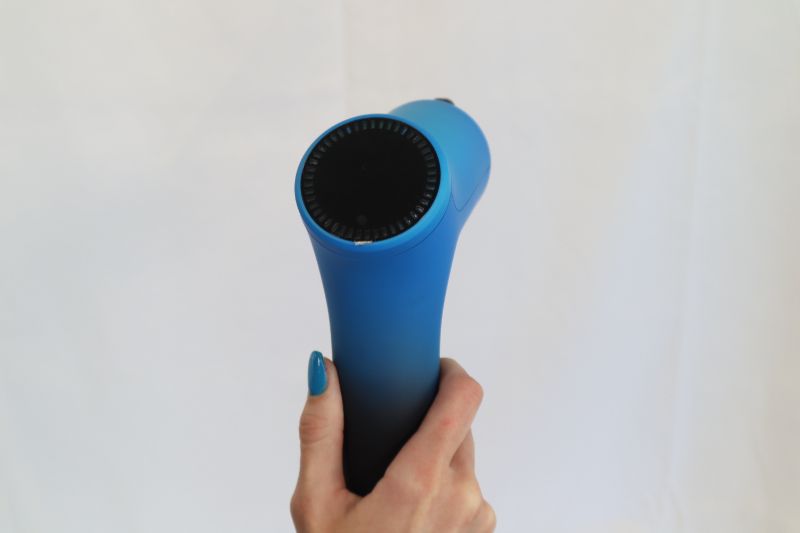 Photo 2 of BCORE MASSAGE GUN CHARGES 6 HOURS FOR FULL POWER 10 SPEED LEVELS 6 ADJUSTABLE HEADS FOR UPPER BODY OR LOWER BODY COLOR BLUE AND WHITE NEW 