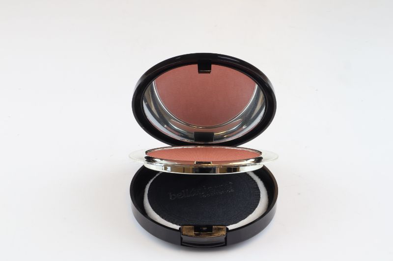 Photo 5 of CREAMY PRESSED MINERAL BLUSH COMPACT WITH POWDER PUFF TALC AND PARABEN FREE APPLY SMOOTH AND LOOK NATURAL NEW