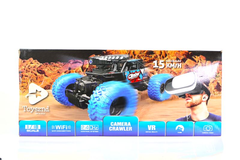 Photo 2 of TOYSZND RC CLIMBER SPEED BUGGY 9.3 MPH RACING WHILE CAPTURING COVERS 115FT USE APP UP TO 98 FEET NEW 