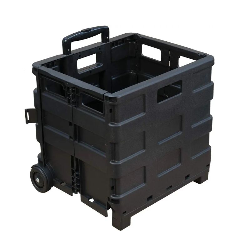 Photo 4 of FOLDABLE ROLLING CART LOCKING TRIPS TO HOLD IN PLACE LIGHT WEIGHT STRONG FOLDS FLAT FOR STORING NEW 