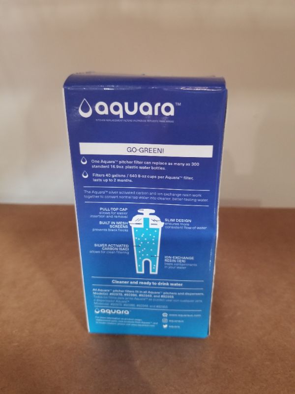 Photo 6 of AQUARA PITCHER REPLACEMENT FILTER BPA FREE NEW 