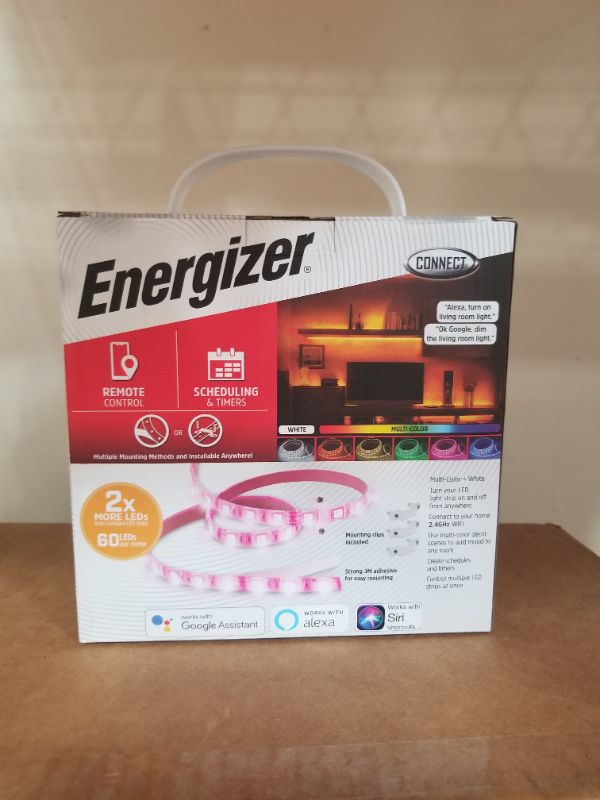 Photo 2 of ENERGIZER SMART WIFI LED LIGHT STRIP NEW