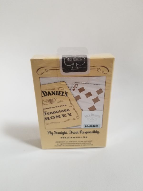 Photo 2 of JACK DANIELS TENNESSEE HONEY WHISKY PLAYING CARDS NEW 