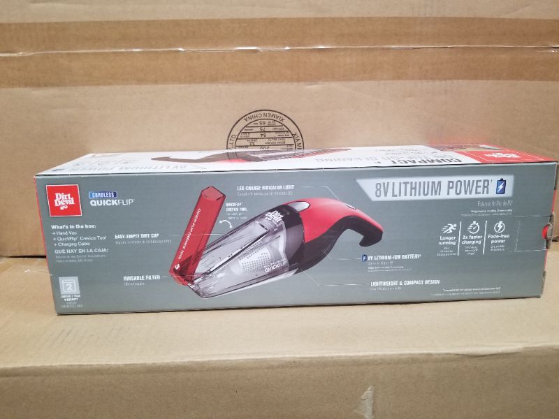 Photo 2 of DIRT DEVIL COMPACT ON THE GO CLEANING CORDLESS NEW 