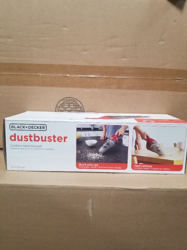 Photo 2 of BLACK + DECKER DUSTBUSTER CORDLESS HAND HELD VACUUM NEW