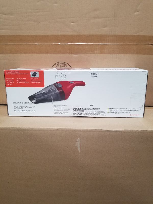 Photo 3 of BLACK + DECKER DUSTBUSTER CORDLESS HAND HELD VACUUM NEW