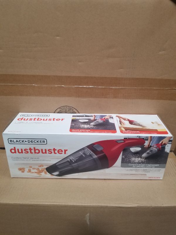 Photo 1 of BLACK + DECKER DUSTBUSTER CORDLESS HAND HELD VACUUM NEW