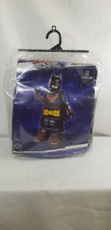 Photo 1 of THE LEGO MOVIE BATMAN COSTUME SIZE L 10-12 NEW