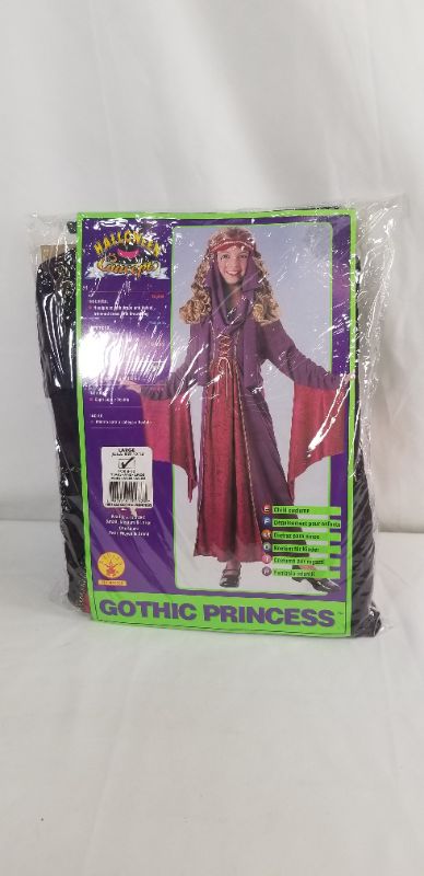 Photo 1 of GOTHIC PRINCESS COSTUME SIZE KIDS LARGE 12-14 NEW