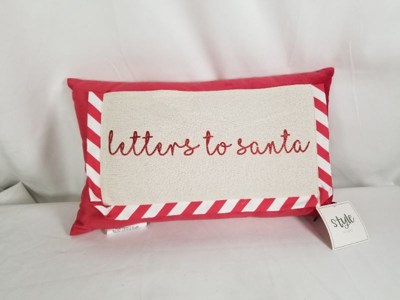 Photo 1 of LETTERS TO SANTA PILLOW NEW 
