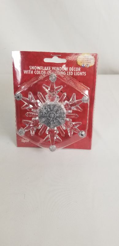 Photo 1 of SNOWFLAKE WINDOW DECOR WITH COLOR CHANGING LED LIGHTS NEW