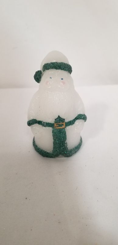 Photo 1 of GREEN MINI WAX SANTA LED WITH TIMER 2x3.5H 