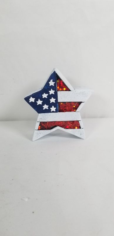 Photo 1 of STAR USA FLAG PATRIOTIC STONE DECOR NEW