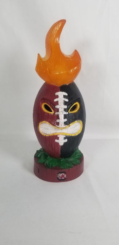 Photo 1 of U OF SOUTH CAROLINA LIT LED FOOTBALL STATUE RESIN 4.25x11.5H BATTERIES NOT INCLUDED NEW
