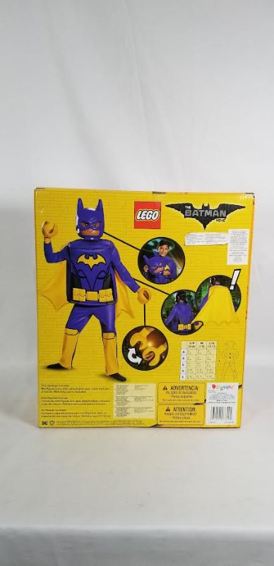 Photo 2 of  LEGO BATGIRL THE BATMAN MOVIE CHILD COSTUME SIZE S/P 4-6 NEW
