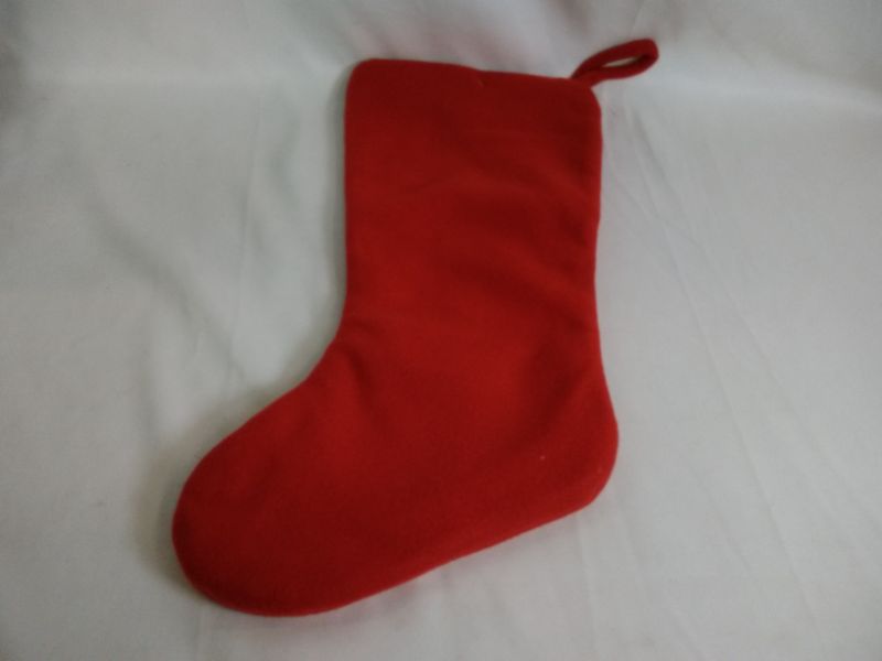 Photo 3 of  SNOOPY PEANUTS MERRY CHRISTMAS LINED STOCKING 8x18H NEW