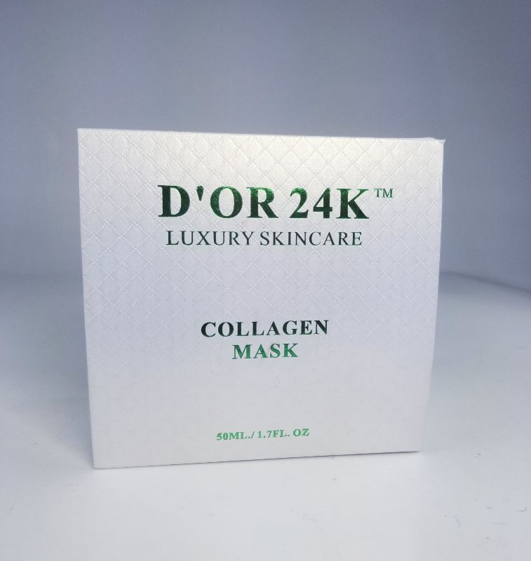 Photo 1 of COLLAGEN MASK REBUILD CELLS ENHANCING THE ELASTICITY AND FIRMNESS TO SKIN ALSO BRIGHTENING DISCOLORATIONS AND DARK CIRCLES NEW INBOX 