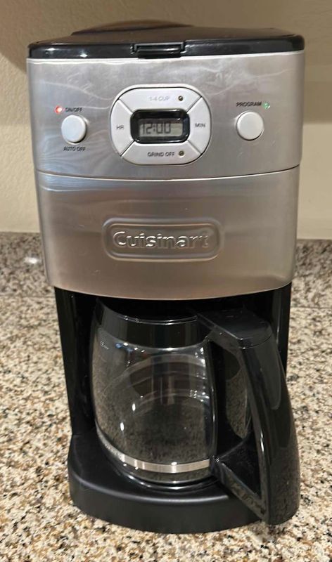 Photo 1 of CUISINART COFFEE MAKER