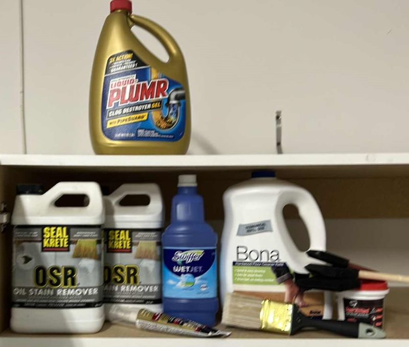 Photo 1 of HOUSEHOLD CLEANING AND MAINTENANCE PRODUCTS