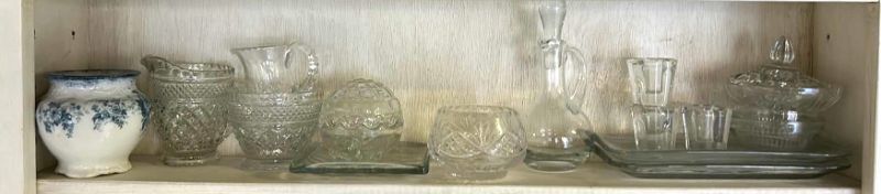 Photo 1 of CRYSTAL AND GLASS ASSORTMENT