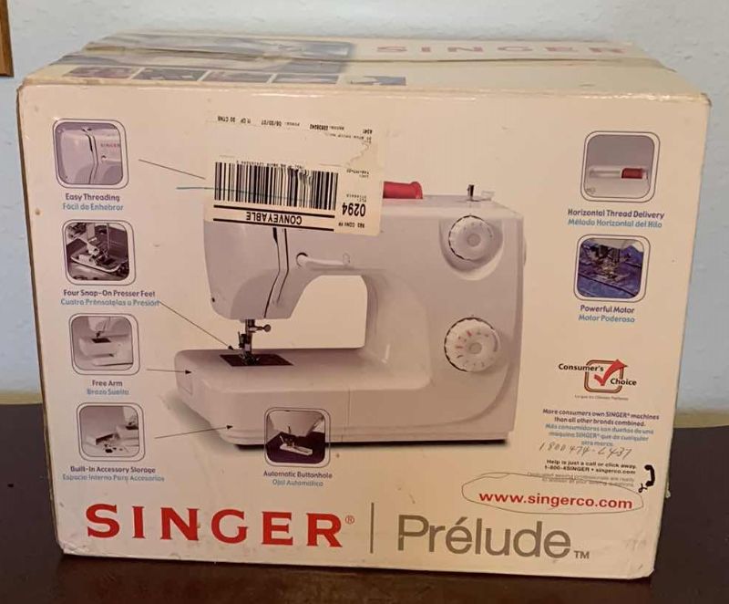 Photo 1 of SINGER PRELUDE SEWING MACHINE