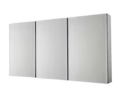 Photo 1 of GLACIER BAY TRI VIEW MIRROR ALUMINUM MEDICINE CABINET