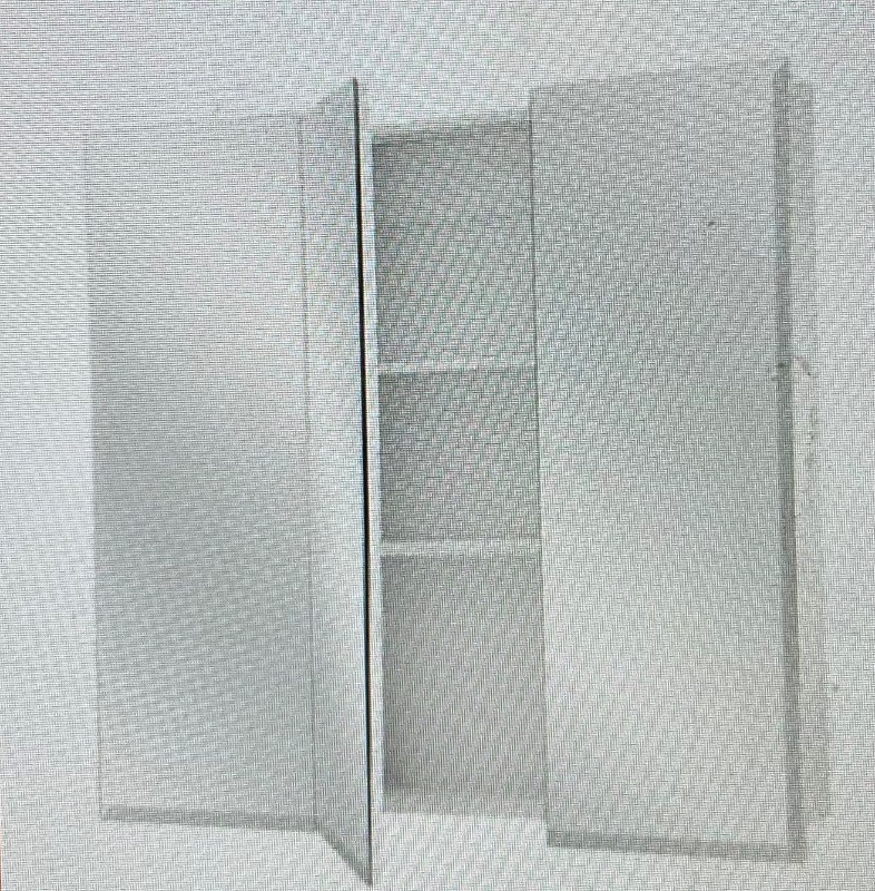 Photo 1 of GLACIER BAY TRI VIEW MIRROR ALUMINUM MEDICINE CABINET