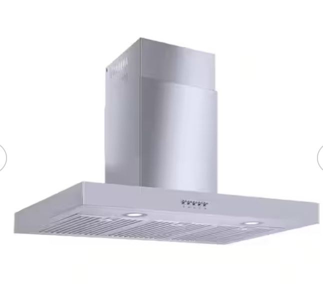 Photo 1 of 36" CONVERTIBLE T SHAPE RANGE HOOD - STAINLESS STEEL 