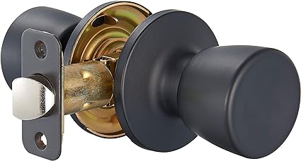 Photo 1 of AMAZON BASICS TULIP PRIVACY DOOR KNOB MATTE BLACK 