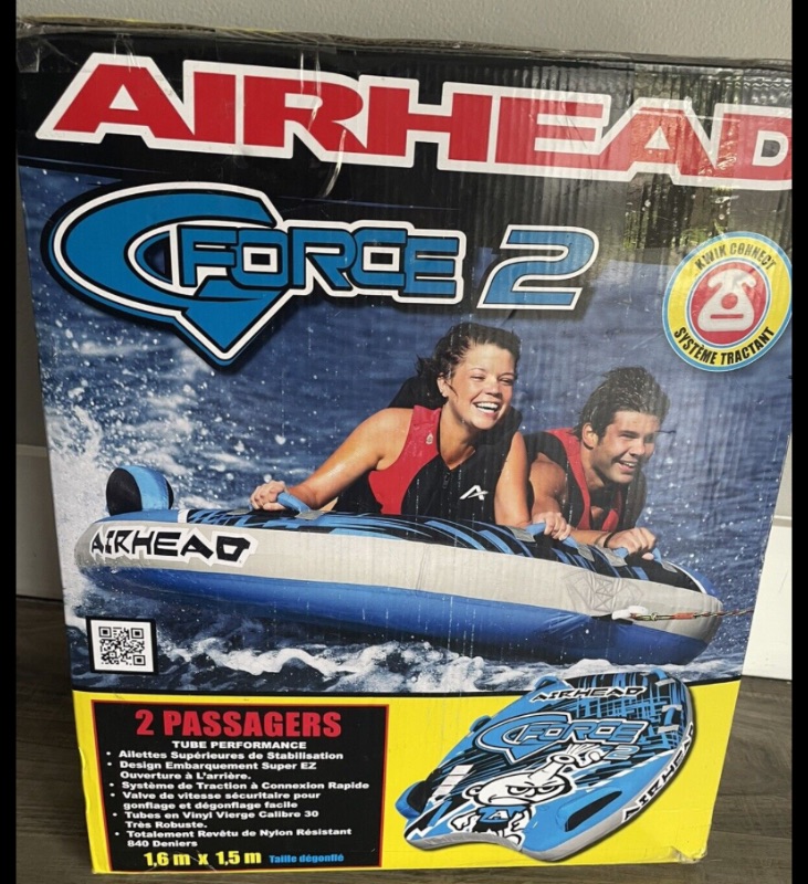 Photo 1 of AIRHEAD G FORCE 2 PASSENGER TUBE FOR BOAT