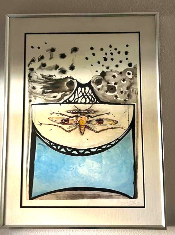 Photo 1 of WALL DECOR- SIGNED NUMBERED SALVADOR DALI 90/300 FRAMED ARTWORK 30“ x 40“