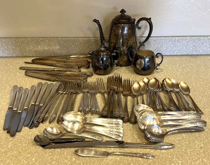 Photo 1 of WM ROGERS SILVERWARE SET (HIGH PLATED SILVER)