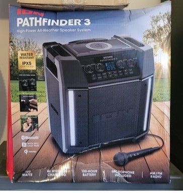 Photo 1 of ION PATHFINDER 3 HIGH-POWER ALL-WEATHER SPEAKER SYSTEM 