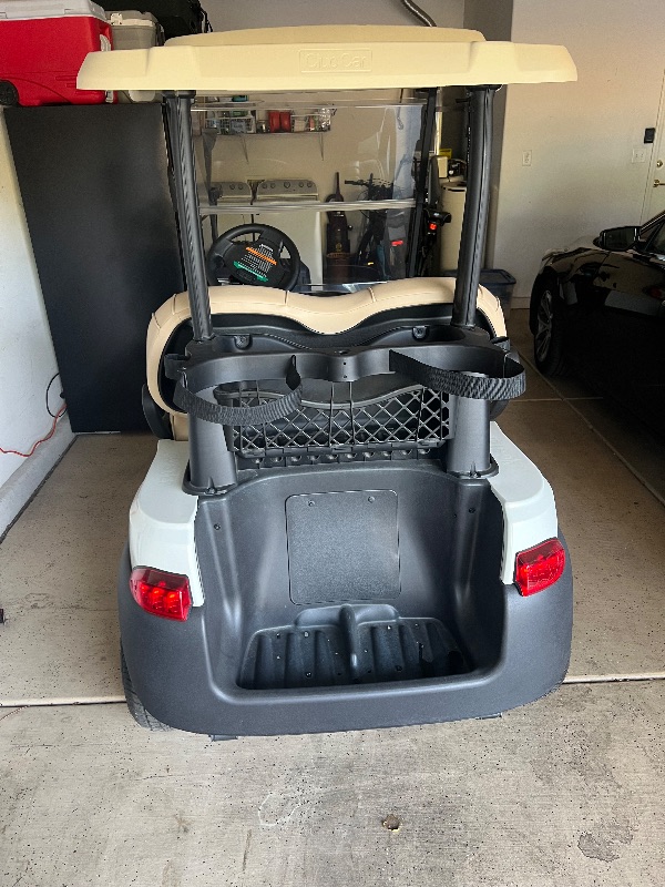 Photo 4 of BRAND NEW GLACIER WHITE 2023 CLUB CAR ONWARD 2-PASSENGER ELECTRIC GOLF CART W BEIGE SEATS- SIDE MIRRORS (ALL SALES ON GOLF CART ARE FINAL, NO REFUNDS/RETURNS)