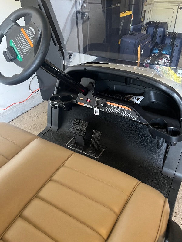 Photo 9 of BRAND NEW GLACIER WHITE 2023 CLUB CAR ONWARD 2-PASSENGER ELECTRIC GOLF CART W BEIGE SEATS- SIDE MIRRORS (ALL SALES ON GOLF CART ARE FINAL, NO REFUNDS/RETURNS)