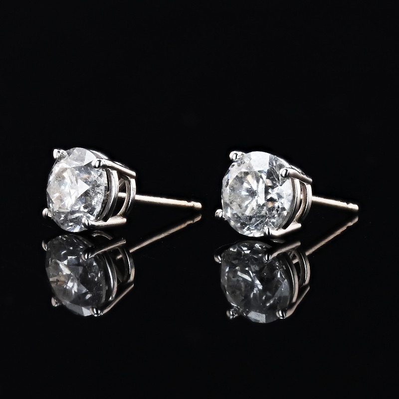 Photo 3 of  2.00ctw Diamond 18K White Gold Earrings   ER007306