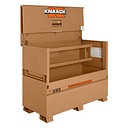 Photo 2 of KNAACK MODEL 89 STORAGEMASTER CHEST PIANO BOX 16-GAUGE STEEL, TAN, 47.8  CU FT (W60 x D30” H49”) USED-ORIGINAL RETAIL $1476.00