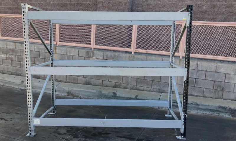 Photo 1 of MATIX HEAVY DUTY STEEL RACK W NO SHELVES 102” X 44” H 85”