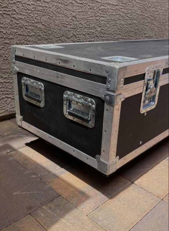 Photo 4 of ANVIL CASES STAGE CASE ON CASTERS W REVOLUTION UNIVERSAL STACKER KIT 71” X 23” H20”