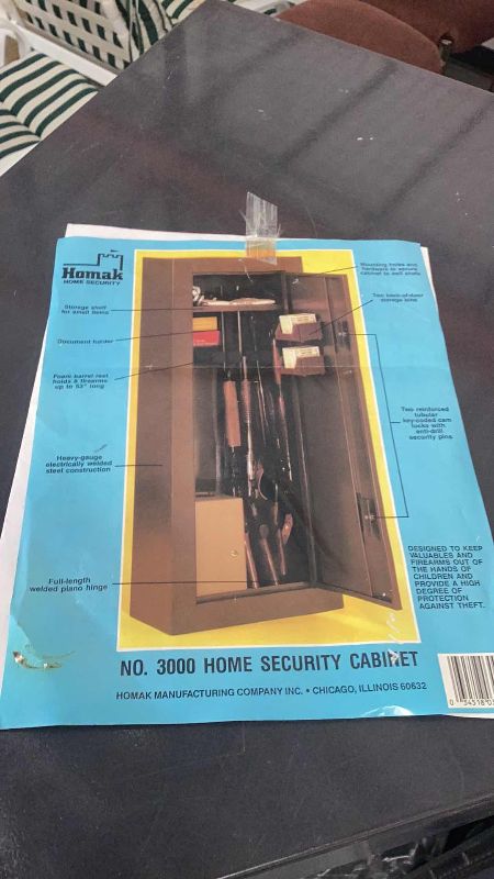 Photo 3 of HOMACK 3000 HOME SECURITY GUN CABINET 34��” X 23” H55”