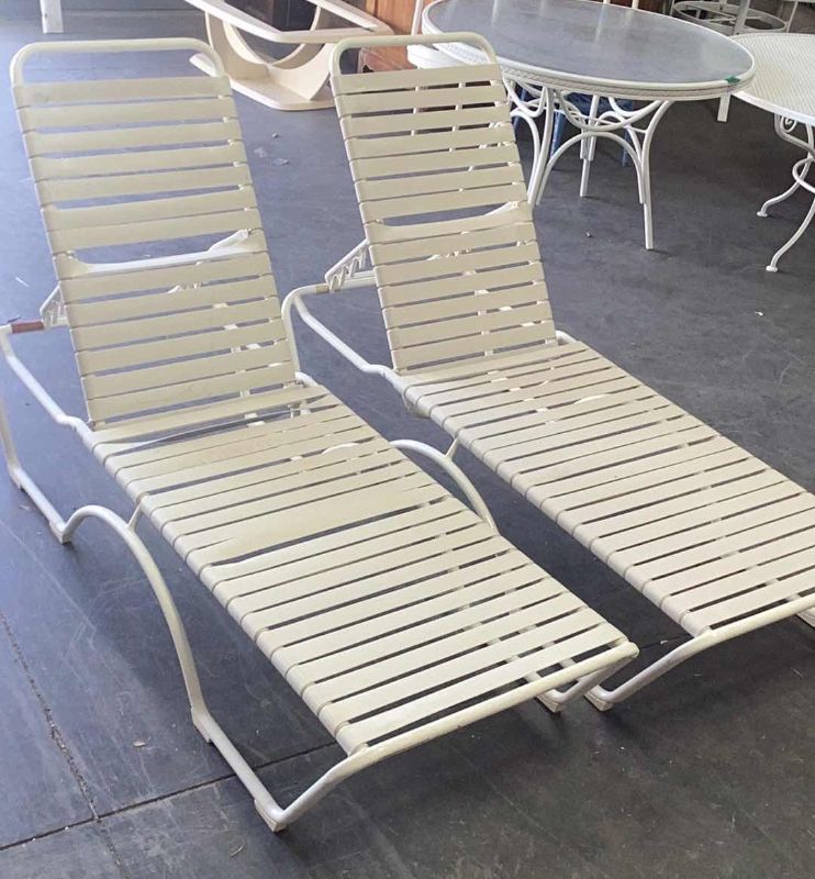 Photo 1 of 2-OUTDOOR LOUNGE CHAIRS