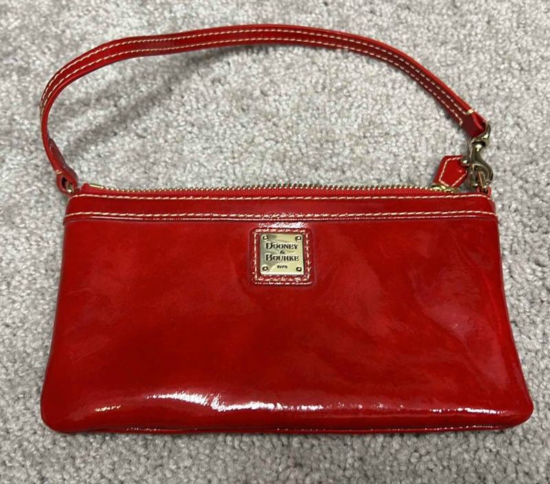 Photo 1 of DOONEY AND BOURKE RED LARGE SLIM WRISTLET