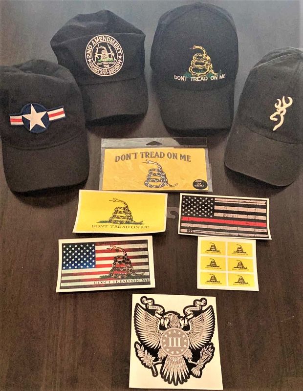 Photo 1 of 2ND AMENDMENT HATS AND STICKERS