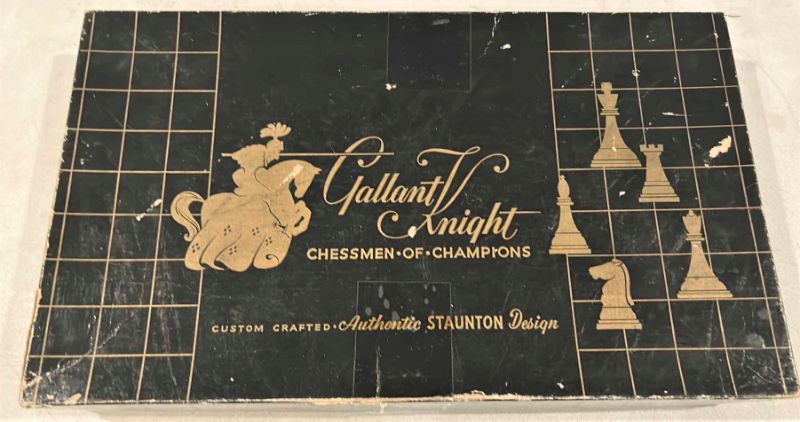 Photo 1 of GALLANT KNIGHT VINTAGE CHESS SET