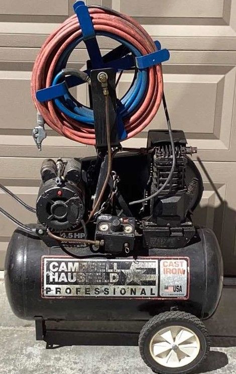Photo 1 of CAMPBELL HAUSFELD 4.5 HP 20 GALLON AIR PUMP TESTED WORKING