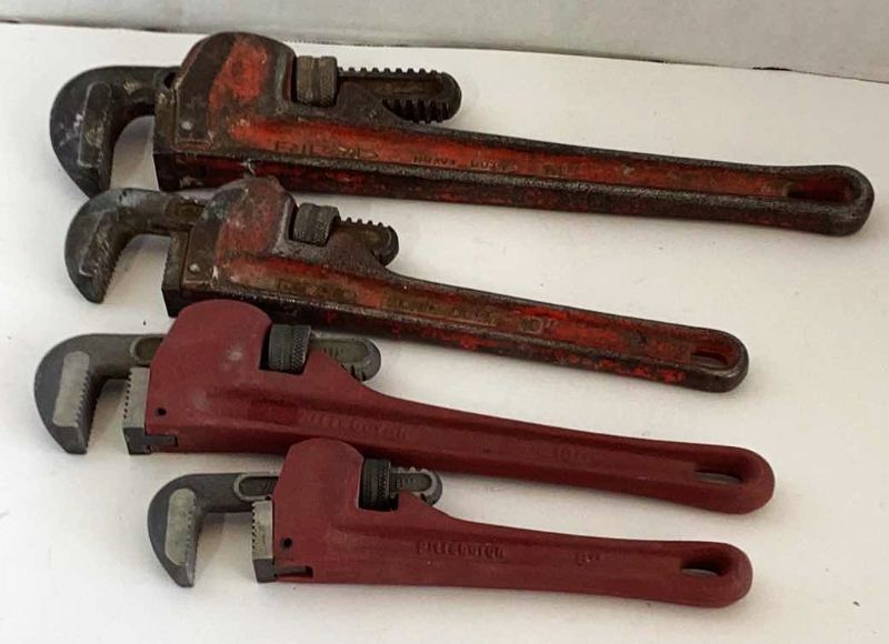 Photo 1 of PIPE WRENCHES 14”, 10”, AND 8”