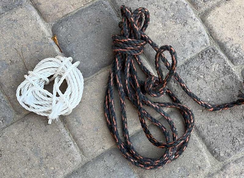 Photo 1 of POWER CORDS SET OF 2, BUNDLE OF ROPE